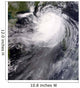 Typhoon Nuri Approaching China Wall Decal