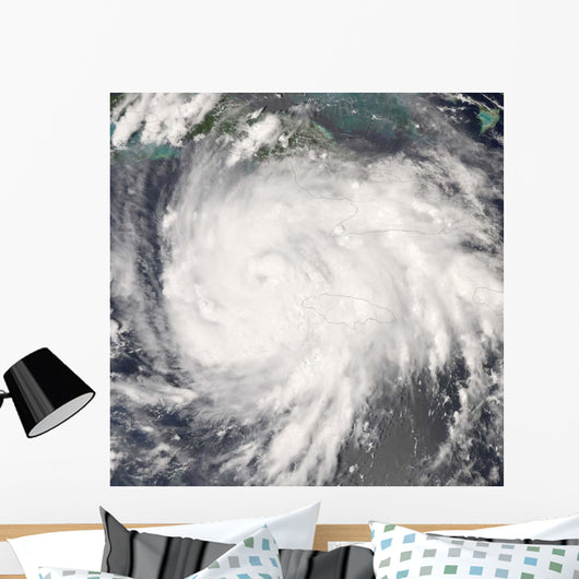 Hurricane Gustav over Jamaica Wall Decal Design 1