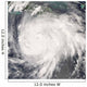 Hurricane Gustav over Jamaica Wall Decal Design 1
