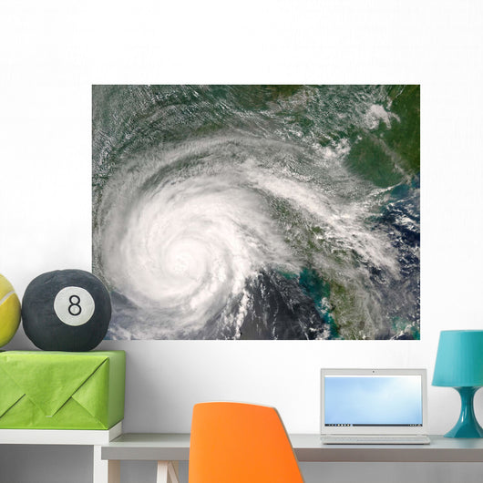 Hurricane Gustav over Louisiana Wall Decal