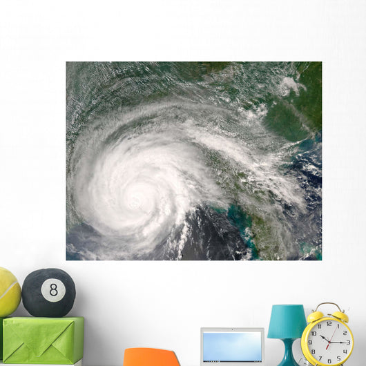 Hurricane Gustav over Louisiana Wall Decal