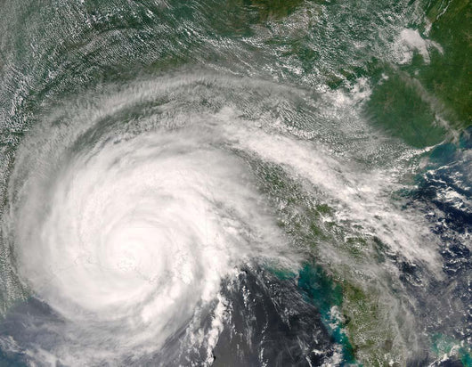 Hurricane Gustav over Louisiana Wall Decal
