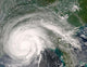 Hurricane Gustav over Louisiana Wall Decal