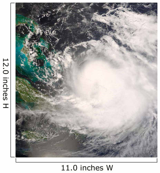 Hurricane Hanna over Bahamas Wall Decal