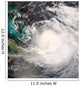 Hurricane Hanna over Bahamas Wall Decal