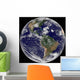Full Earth and Four Wall Decal