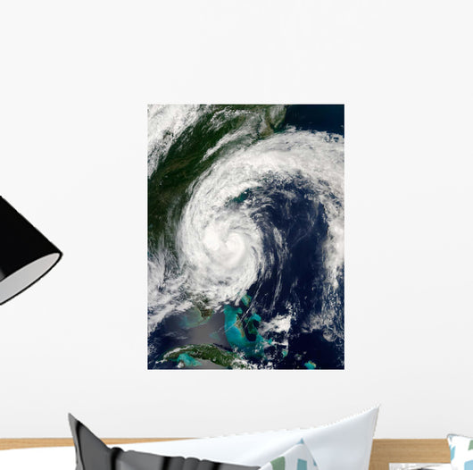 Tropical Storm Hanna over Wall Decal Design 3