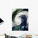 Tropical Storm Hanna over Wall Decal Design 3