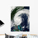 Tropical Storm Hanna over Wall Decal Design 3