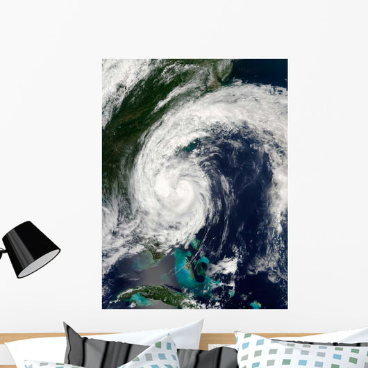 Tropical Storm Hanna over Wall Decal Design 3