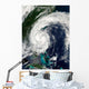 Tropical Storm Hanna over Wall Decal Design 3