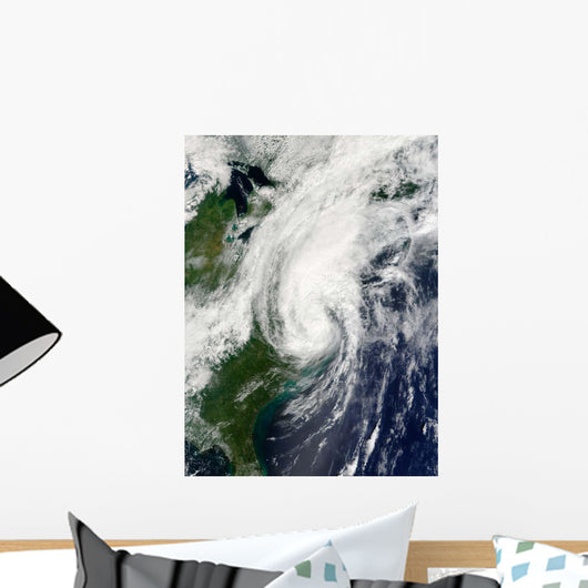Tropical Storm Hanna over Wall Decal Design 2