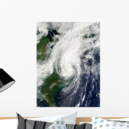 Tropical Storm Hanna over Wall Decal Design 2