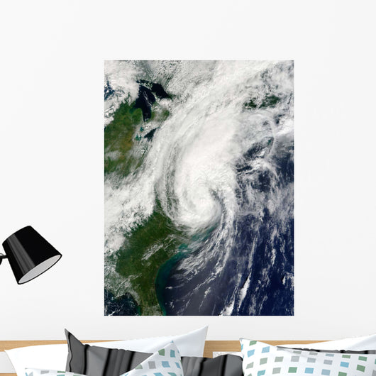 Tropical Storm Hanna over Wall Decal Design 2