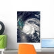 Hurricane Ike over Cuba Wall Decal Design 2