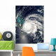 Hurricane Ike over Cuba Wall Decal Design 2