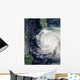 Hurricane Ike over Cuba Wall Decal Design 1