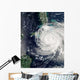 Hurricane Ike over Cuba Wall Decal Design 1
