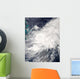 Tropical Storm Hanna over Wall Decal Design 1