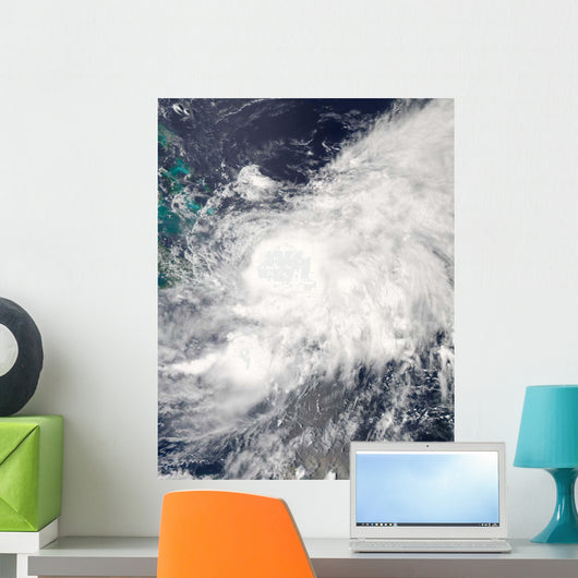 Tropical Storm Hanna over Wall Decal Design 1