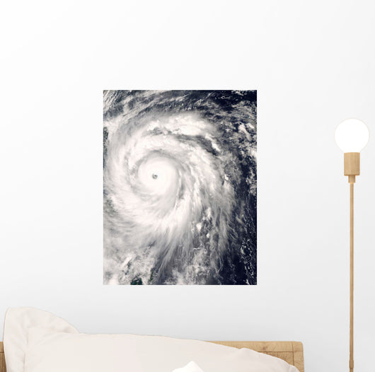 Typhoon Jangmi off Taiwan Wall Decal