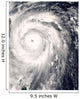 Typhoon Jangmi off Taiwan Wall Decal