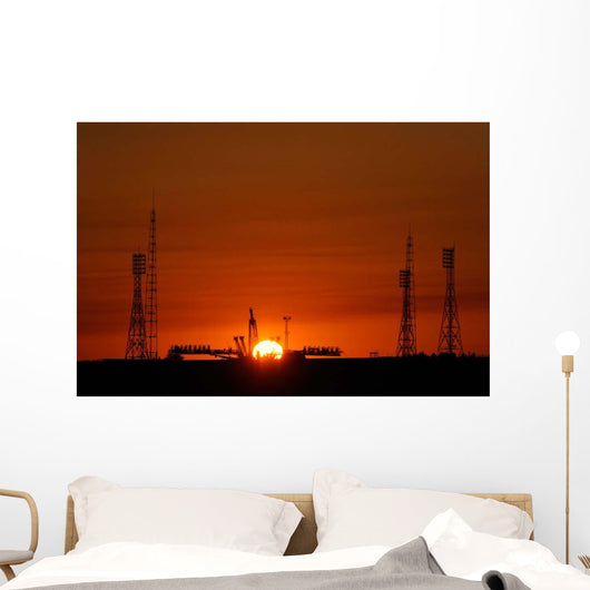 Soyuz Launch Pad Baikonur Wall Decal Design 2