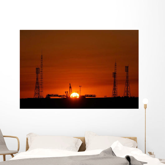 Soyuz Launch Pad Baikonur Wall Decal Design 2