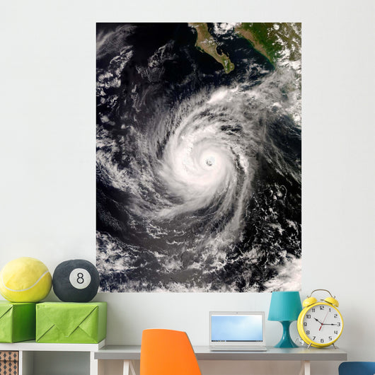 Hurricane Norbert off Mexico Wall Decal Design 2