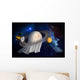 Artist's Halloween Illustration Cassini Wall Decal
