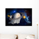 Artist's Halloween Illustration Cassini Wall Decal