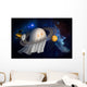 Artist's Halloween Illustration Cassini Wall Decal