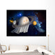 Artist's Halloween Illustration Cassini Wall Decal