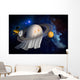 Artist's Halloween Illustration Cassini Wall Decal