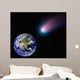 Digital Composite Comet Heading Wall Decal
