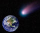Digital Composite Comet Heading Wall Decal