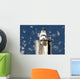 Overhead Exterior Space Shuttle Wall Decal