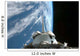 Space Shuttle Endeavour's Payload Wall Decal Design 1