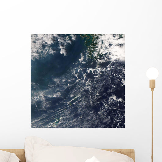 Suwanose-jima Volcano Wall Decal