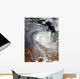 Tropical Cyclone Billy over Wall Decal Design 2