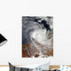 Tropical Cyclone Billy over Wall Decal Design 2