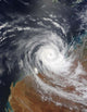 Tropical Cyclone Billy over Wall Decal Design 1