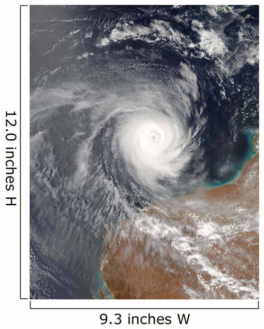 Tropical Cyclone Billy off Wall Decal