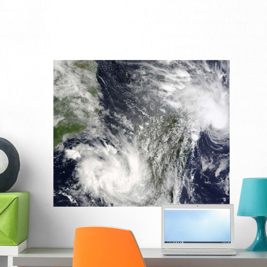 Tropical Cyclones Eric and Wall Decal Design 2