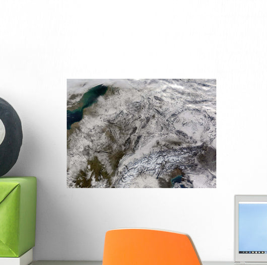 Snow Europe Wall Decal