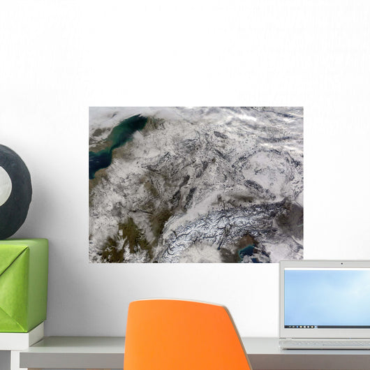 Snow Europe Wall Decal