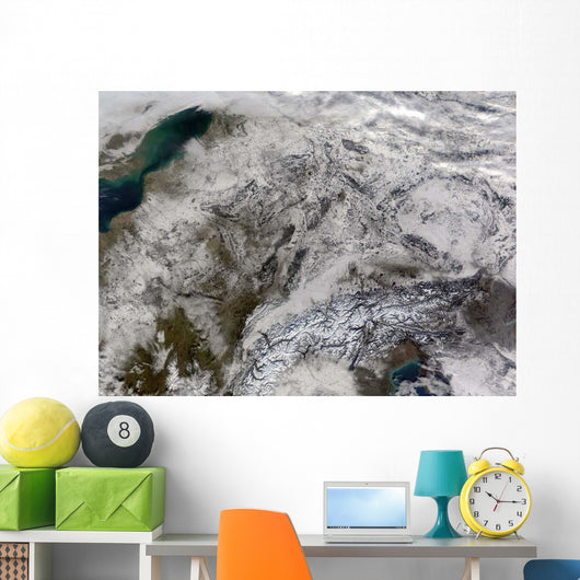 Snow Europe Wall Decal