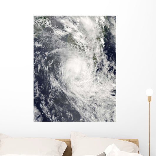 Tropical Cyclone Fanele over Wall Decal Design 2