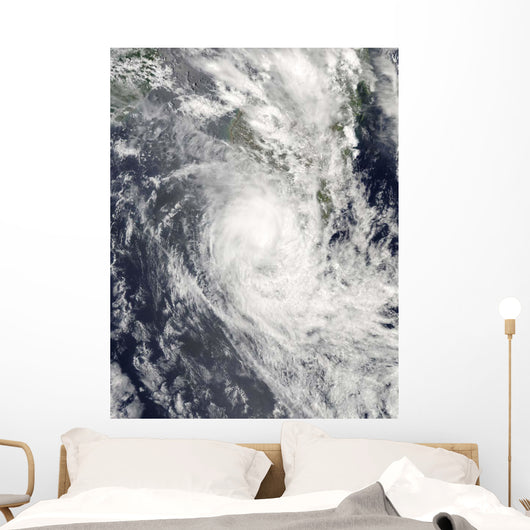 Tropical Cyclone Fanele over Wall Decal Design 2