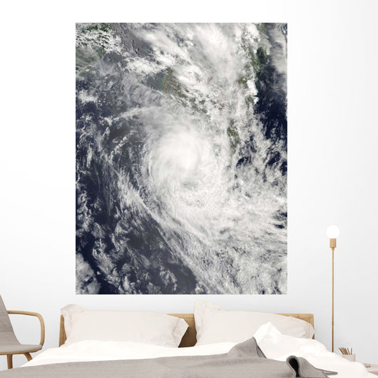 Tropical Cyclone Fanele over Wall Decal Design 2